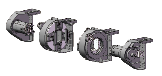激光卡盘一体式侧挂组合